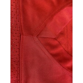 Men'S Red # 44 Breathable Rugby Shirt, Sports V-neck Short Sleeve Training Match Uniform, Embroidered American Football Shirt