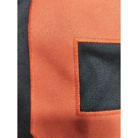 Men'S Dark Blue #51Breathable Rugby Jersey, Sports V-Neck Short Sleeved Uniform for Training And Matches, Embroidered American Football Shirt