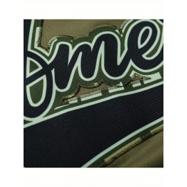 Men's Breathable Football Jersey, Athletic V-Neck Short Sleeve Training & Game Uniform, Sport Style