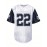 Men's White #22 American Football Jersey - Breathable Loose Fit V-Neck with Embroidered Lettering, All-Season Casual & Sports Wear, Machine Washable, Game Day Outfit, Sporty Style, Comfortable Material, Team Apparel, Team Players