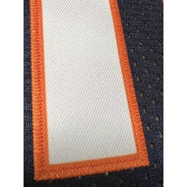 Men'S Deep Blue # 34 Breathable Rugby Shirt, Sports V-neck Short Sleeve Training Match Uniform, Embroidered American Football Shirt