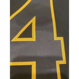 Men's Short Sleeve V-neck Baseball Jersey With Letter And Number Embroidered For Training And Competition