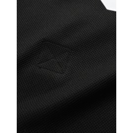 Men's Black # 69 Ice Hockey Sports Shirt, Loose Embroidered Long Sleeves, Sports Fashion Casual, Street Breathable