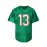 Men'S green# 13 American Football Jersey Suit Loose Embroidered Sports, Fashionable and Casual, Street Breathable Football Suit