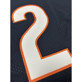 [Loose Embroidered Rugby Top Jacket] Men's Black # 2 American Football Jacket With Loose Embroidered Sports, Fashionable, Casual, Street Breathable Rugby Top