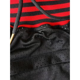 Men's #44 Black Basketball Shorts with Classic Letter Embroidery - Breathable, Button-Up Design for Training & Competition