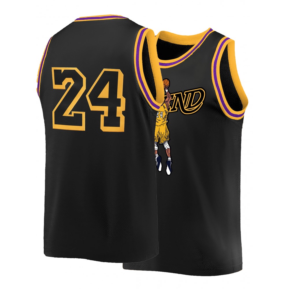 Men'S Black Basketball Suit # 23 Classic Retro Embroidered Sleeveless Sweat wicking Breathable Tank Top Basketball Suit