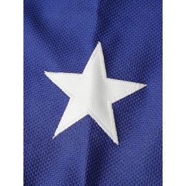 Men's White #30 Ice Hockey Jersey with Embroidered Craig 30 & USA 34 Design - Loose Fit Breathable Polyester, V-Neck Long Sleeve for Sports, Casual Streetwear & Outdoor Activities