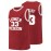 Men'S #33 Red Basketball Jersey, Classic Retro Embroidered Letters, Sleeveless Moisture-Wicking Breathable Vest, Round Neck, Casual Athletic Wear for Training, Running, Outdoor Activities & Team Sport
