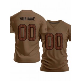 Customized plus-size Women's football jerseys, personalized names and numbers, ideal for team sports, leisure activities, and gifts