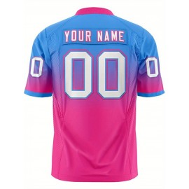 Customizable Plus Size Women'S Football Jersey - Personalized Name & Number, V-Neck Short Sleeve, Black & Neon Green with White Stripes & Logo, Breathable Summer Sports Training Uniform for Outdoor Competition